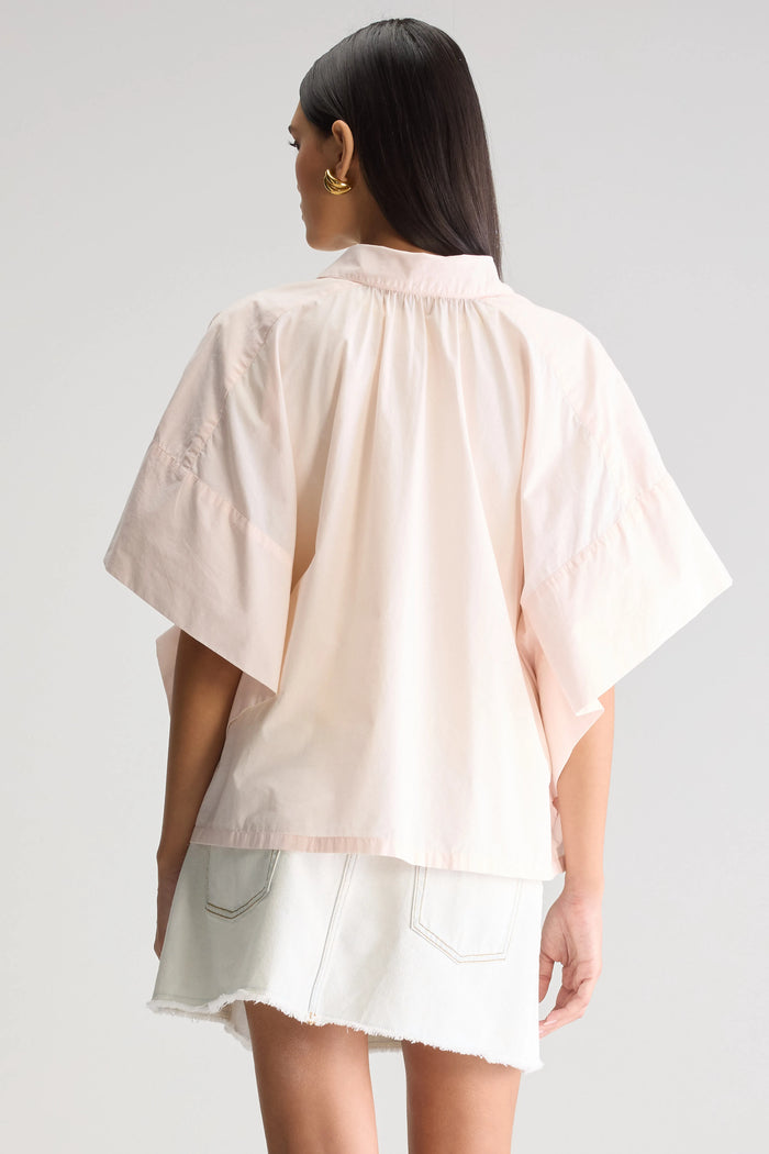 Bellerose Chemise Oversize Rose Pour Femmes