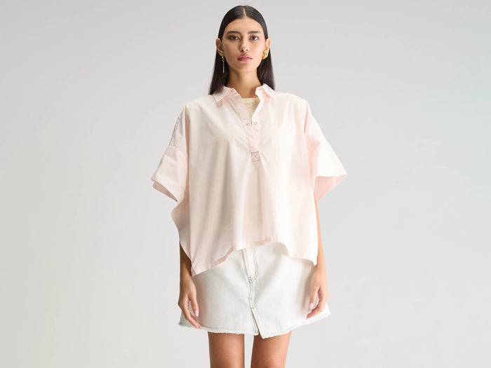Bellerose Chemise Oversize Rose Pour Femmes
