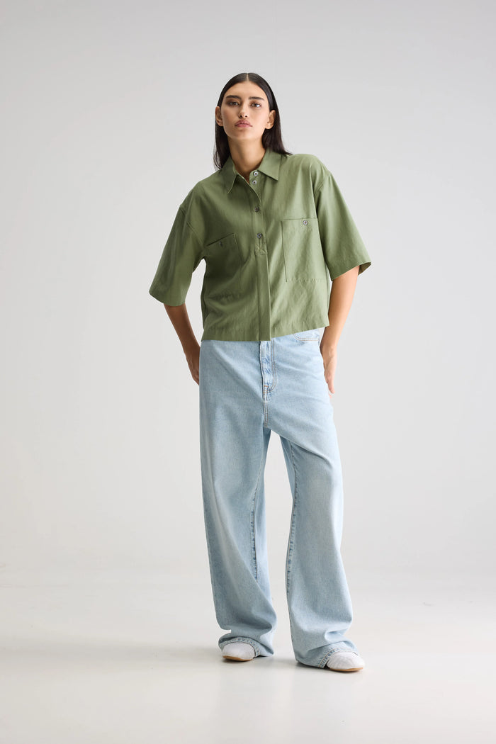 Bellerose Chemise Verte Pour Femmes