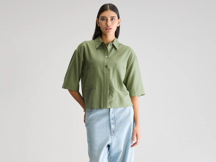 Bellerose Chemise Verte Pour Femmes