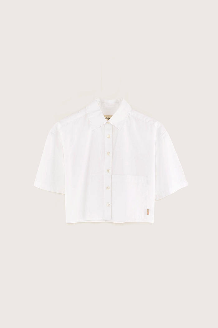 Bellerose Chemisier Court Blanc Pour Filles