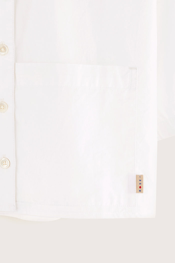 Bellerose Chemisier Court Blanc Pour Filles