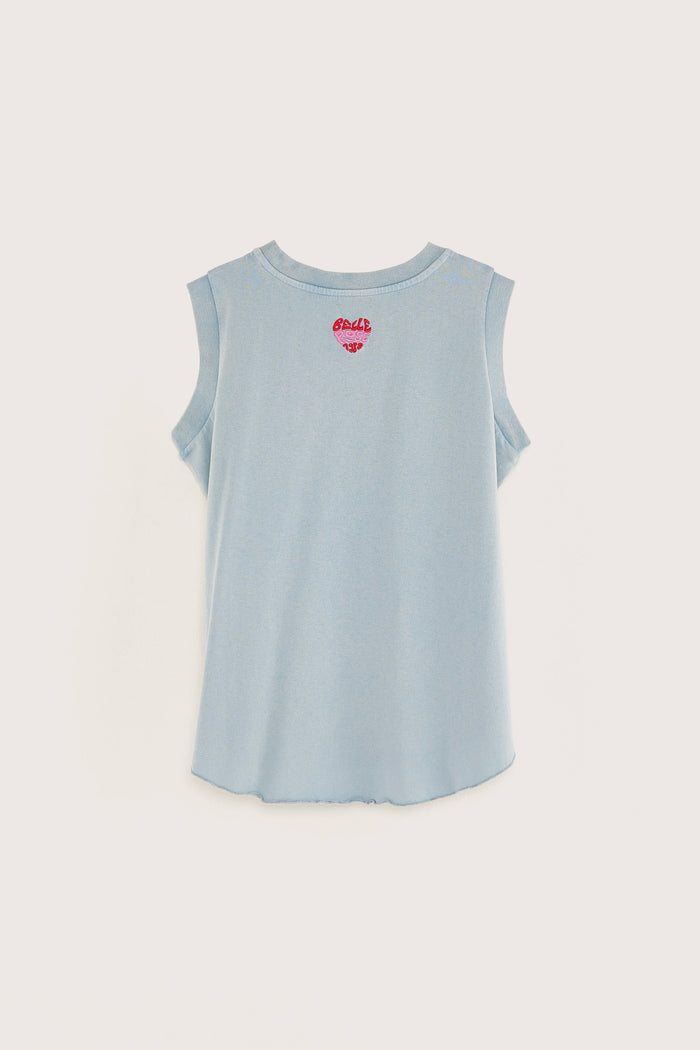 Bellerose Débardeur Bleu Pour Filles