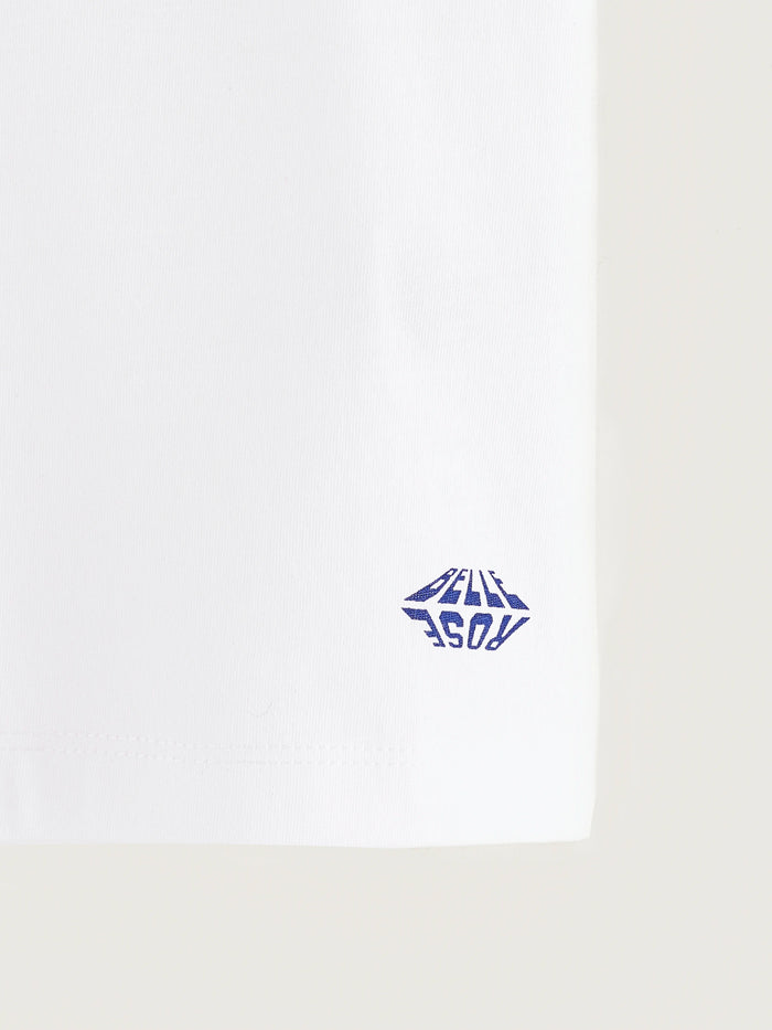 Bellerose Débardeur En Coton Blanc Pour Filles