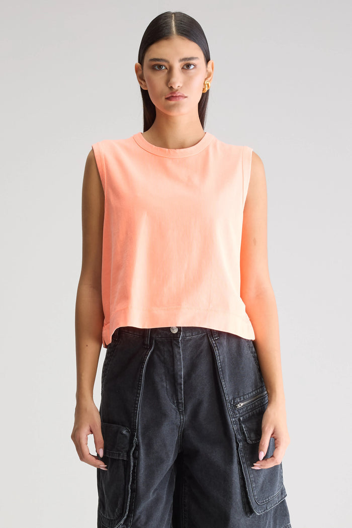 Bellerose Débardeur Orange Néon Pour Femmes