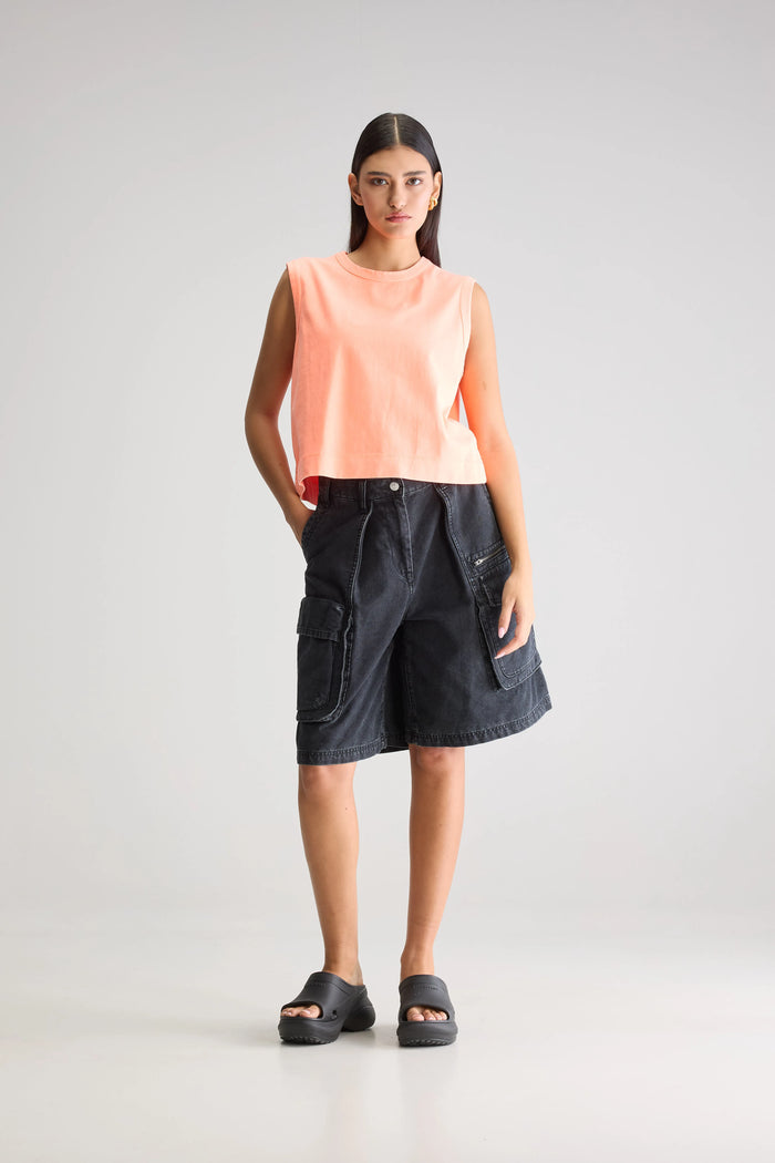 Bellerose Débardeur Orange Néon Pour Femmes