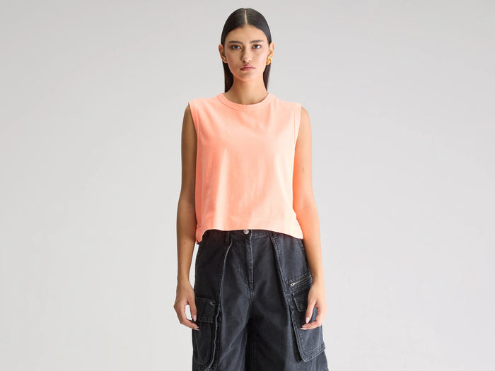 Bellerose Débardeur Orange Néon Pour Femmes