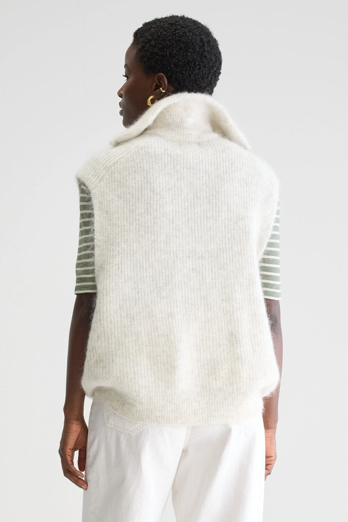 Bellerose Débardeur Oversize Beige Pour Femmes
