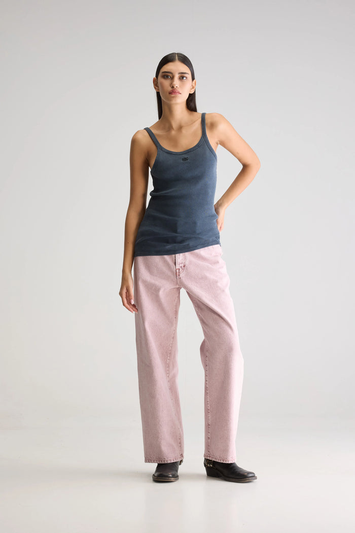 Bellerose Débardeur Slim Bleu Marine Pour Femmes