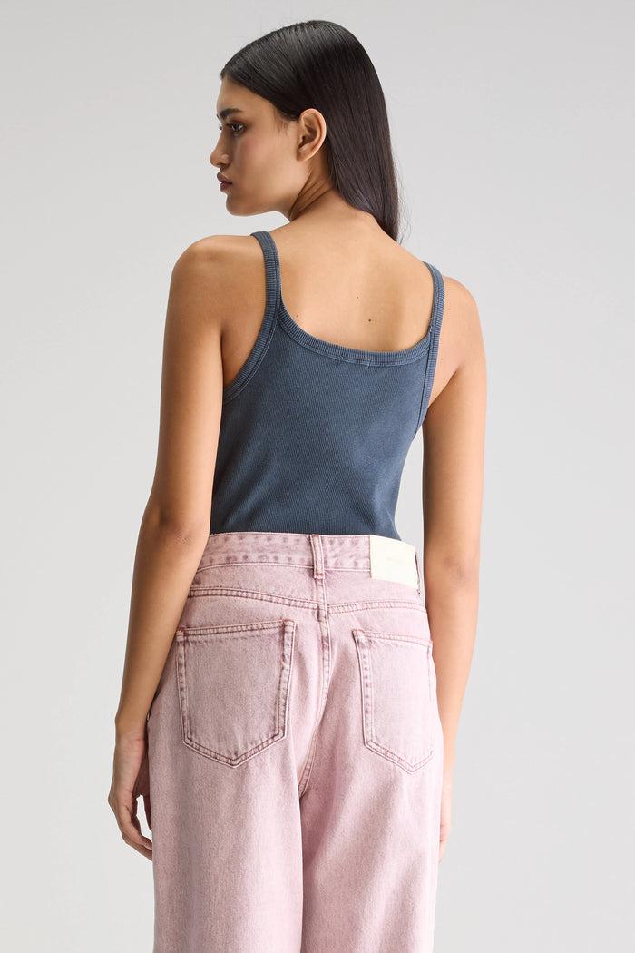 Bellerose Débardeur Slim Bleu Marine Pour Femmes