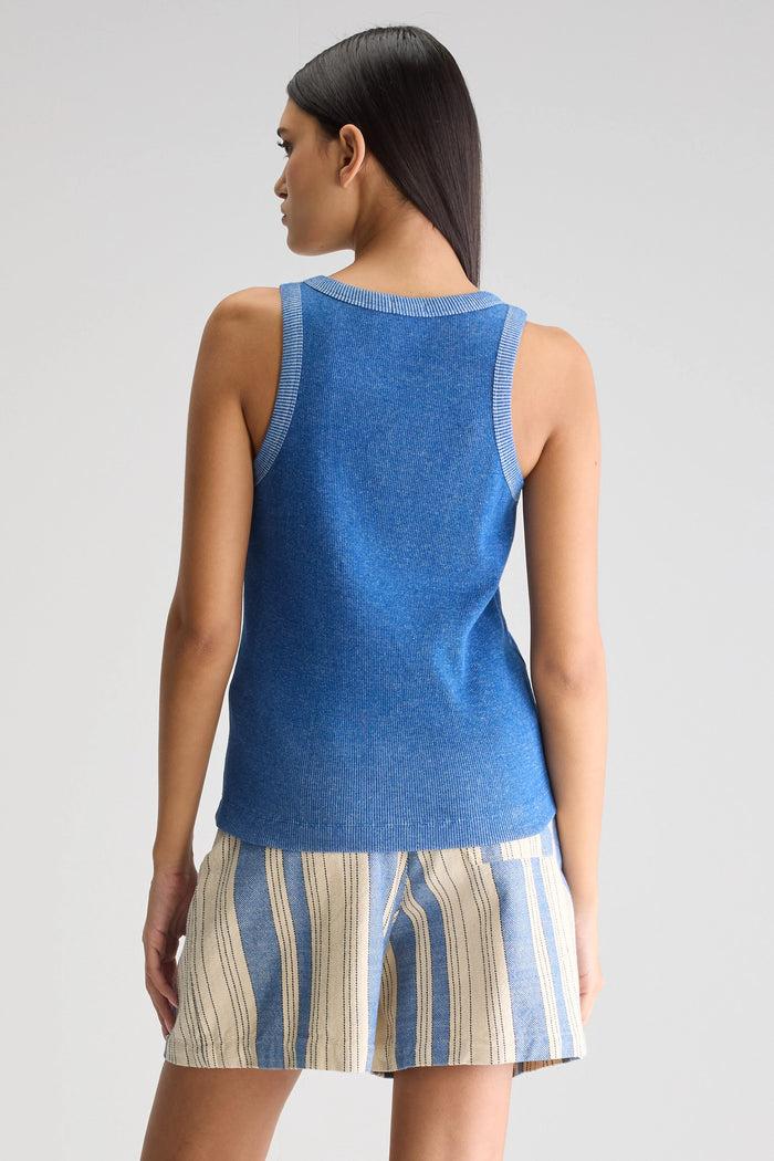 Bellerose Débardeur Slim Bleu Pour Femmes