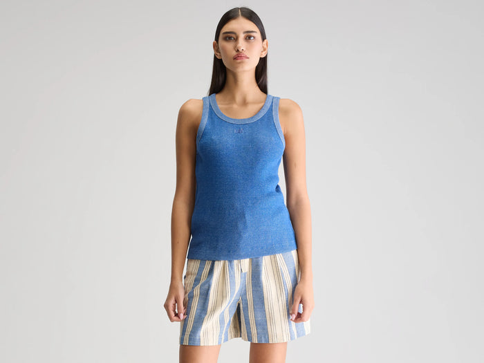 Bellerose Débardeur Slim Bleu Pour Femmes