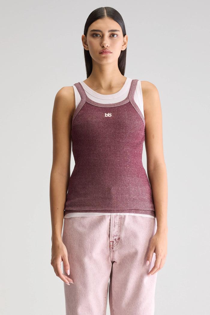 Bellerose Débardeur Slim Rouge Pour Femmes