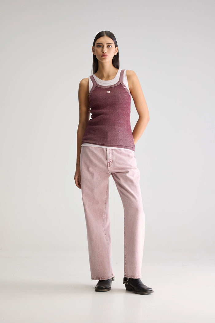 Bellerose Débardeur Slim Rouge Pour Femmes