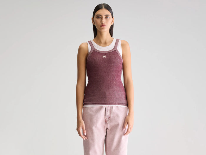 Bellerose Débardeur Slim Rouge Pour Femmes