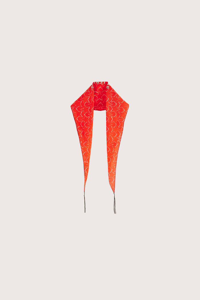 Bellerose Écharpe Imprimé étoile Rouge Pour Femmes