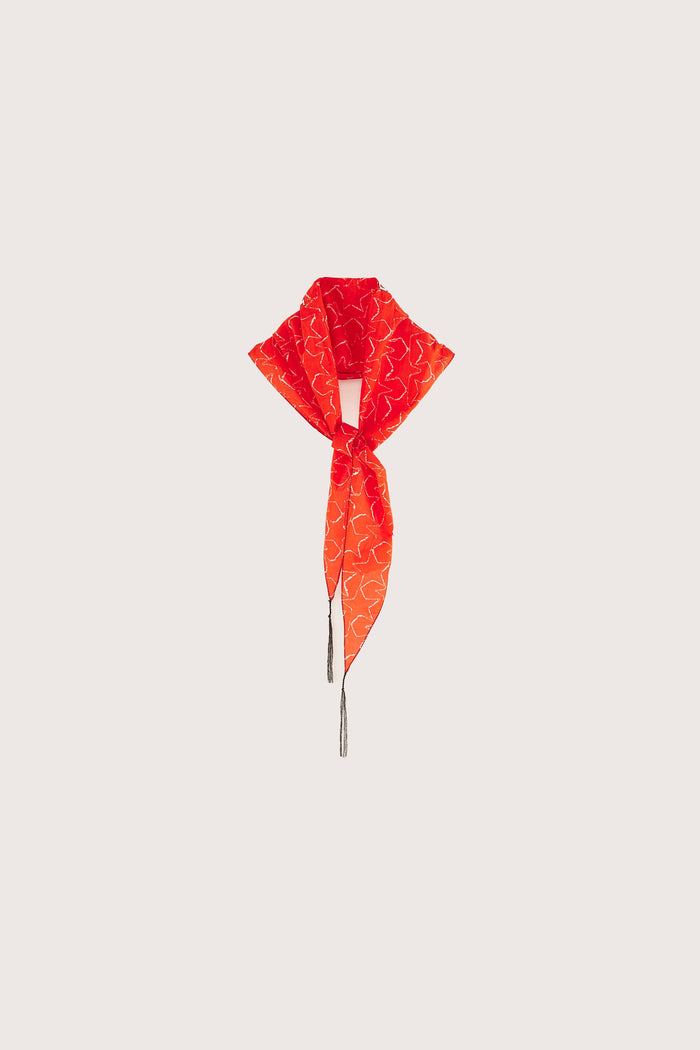 Bellerose Écharpe Imprimé étoile Rouge Pour Femmes