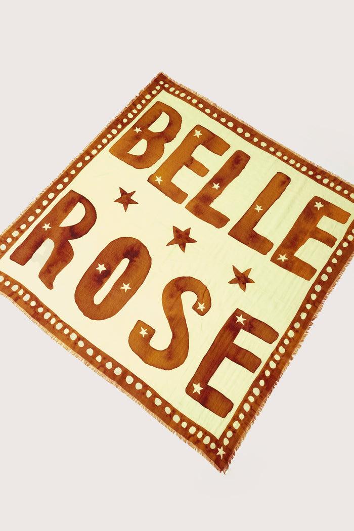 Bellerose Écharpe Western Imprimé Logo Pour Femmes