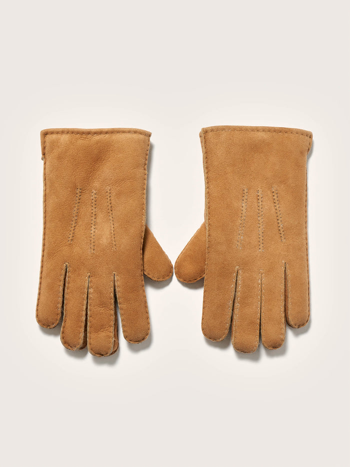 Bellerose Gants En Cuir Cognac Pour Hommes