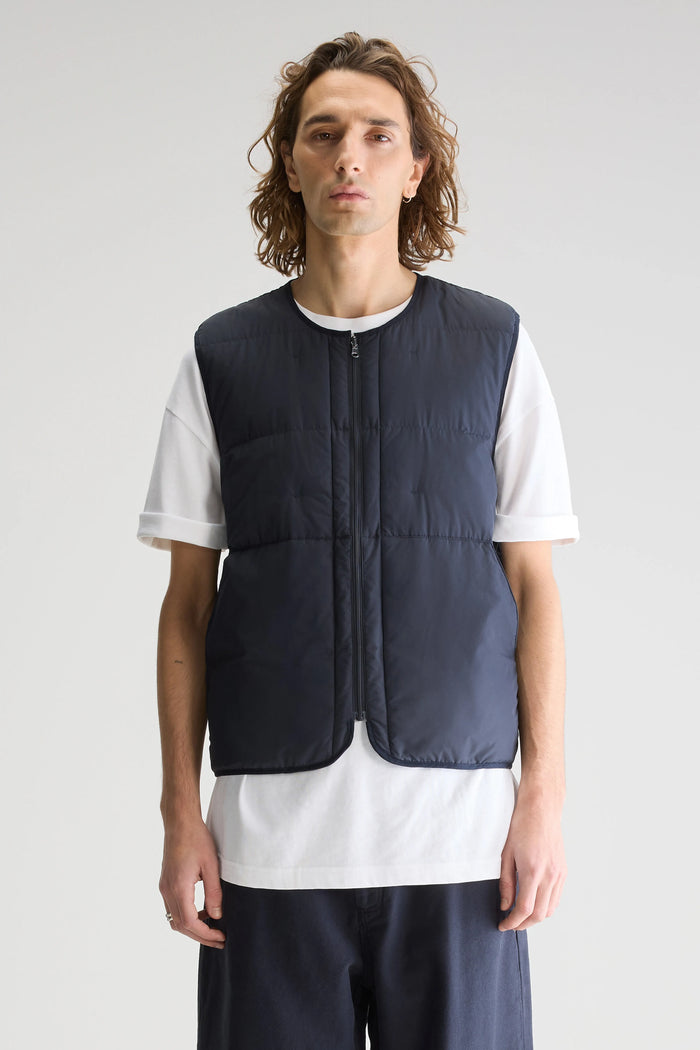 Bellerose Gilet Bleu Marine Pour Homme