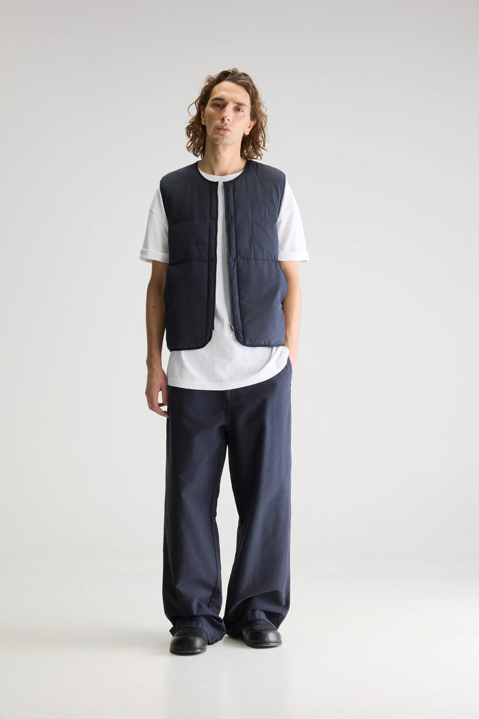 Bellerose Gilet Bleu Marine Pour Homme