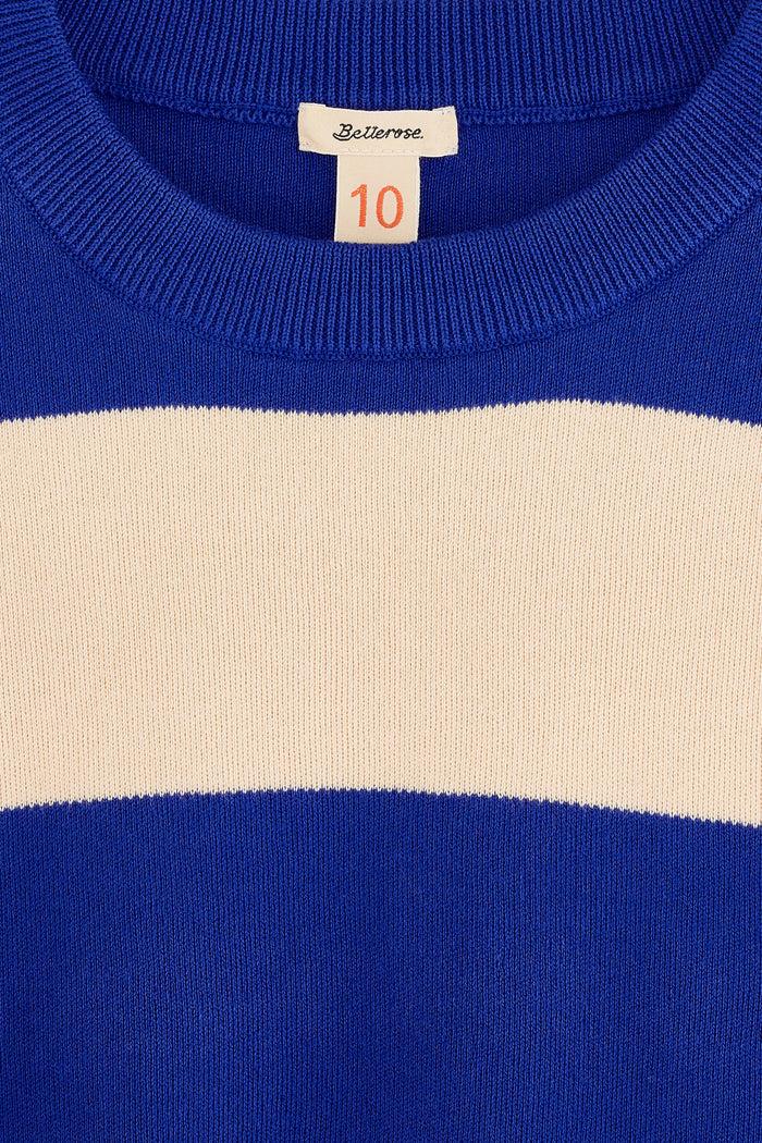 Bellerose Gilet Tricot Rayé Pour Filles