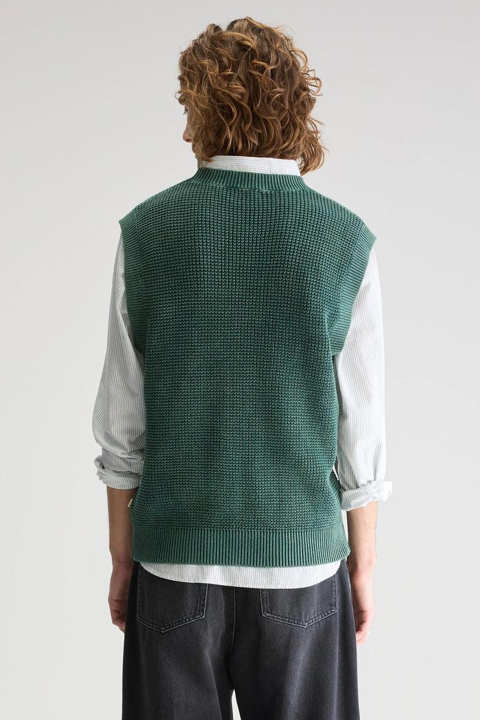 Bellerose Gilet Vert Bouteille Pour Homme