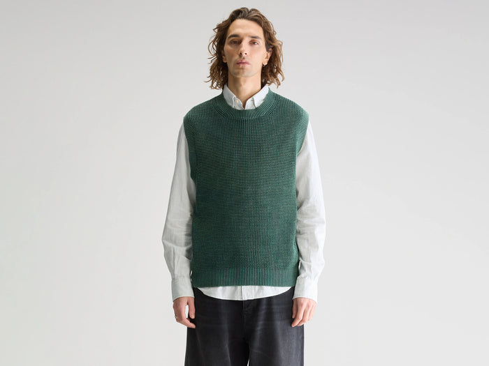 Bellerose Gilet vert bouteille pour homme