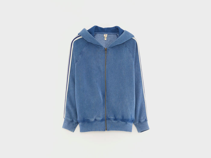 Bellerose Hoodie zippé bleu pour garçons