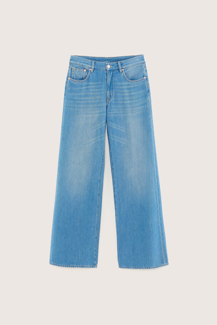 Bellerose Jean Baggy Bleu Clair Pour Femmes
