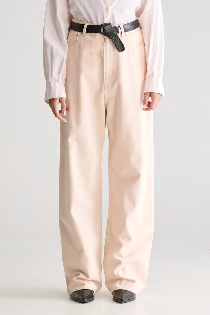 Bellerose Jean Baggy Rose Taille Basse Pour Femmes