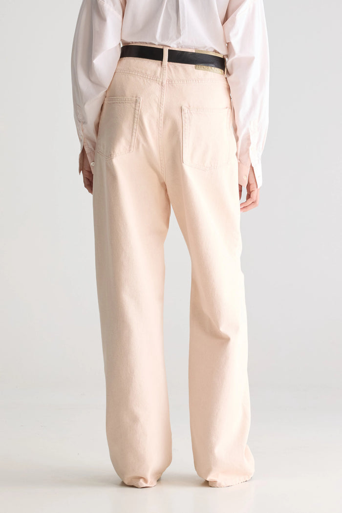 Bellerose Jean Baggy Rose Taille Basse Pour Femmes