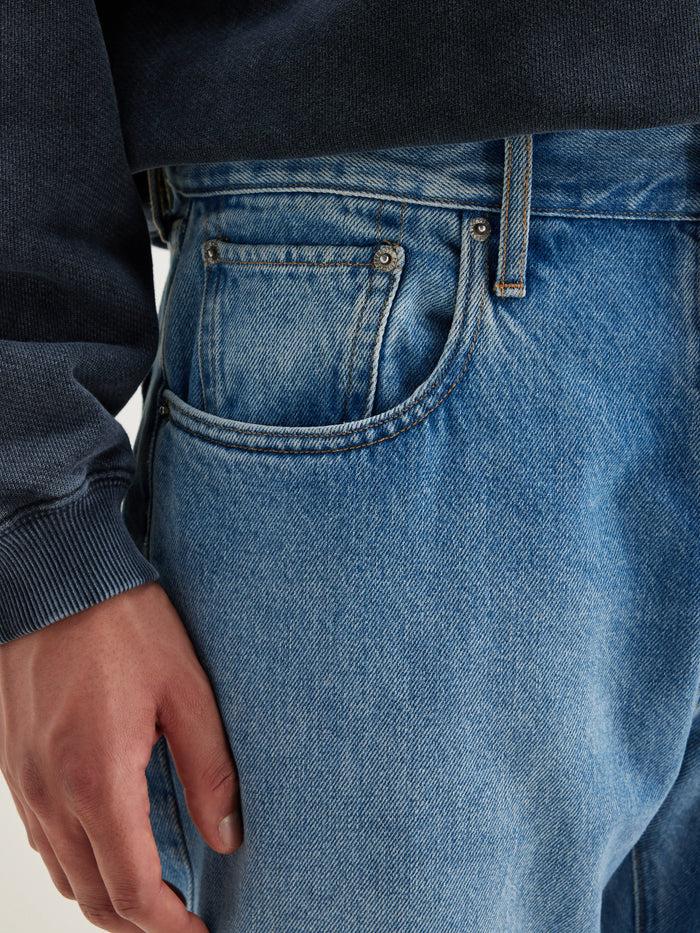 Bellerose Jean Bleu Straight Cut Pour Hommes