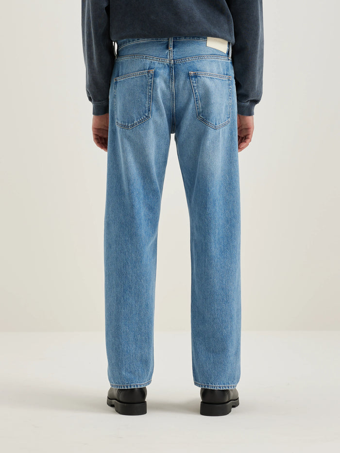 Bellerose Jean Bleu Straight Cut Pour Hommes