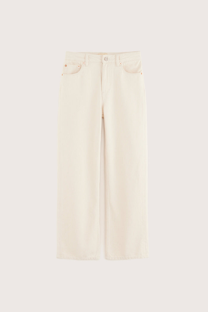 Bellerose Jean Droit Blanc Pour Filles