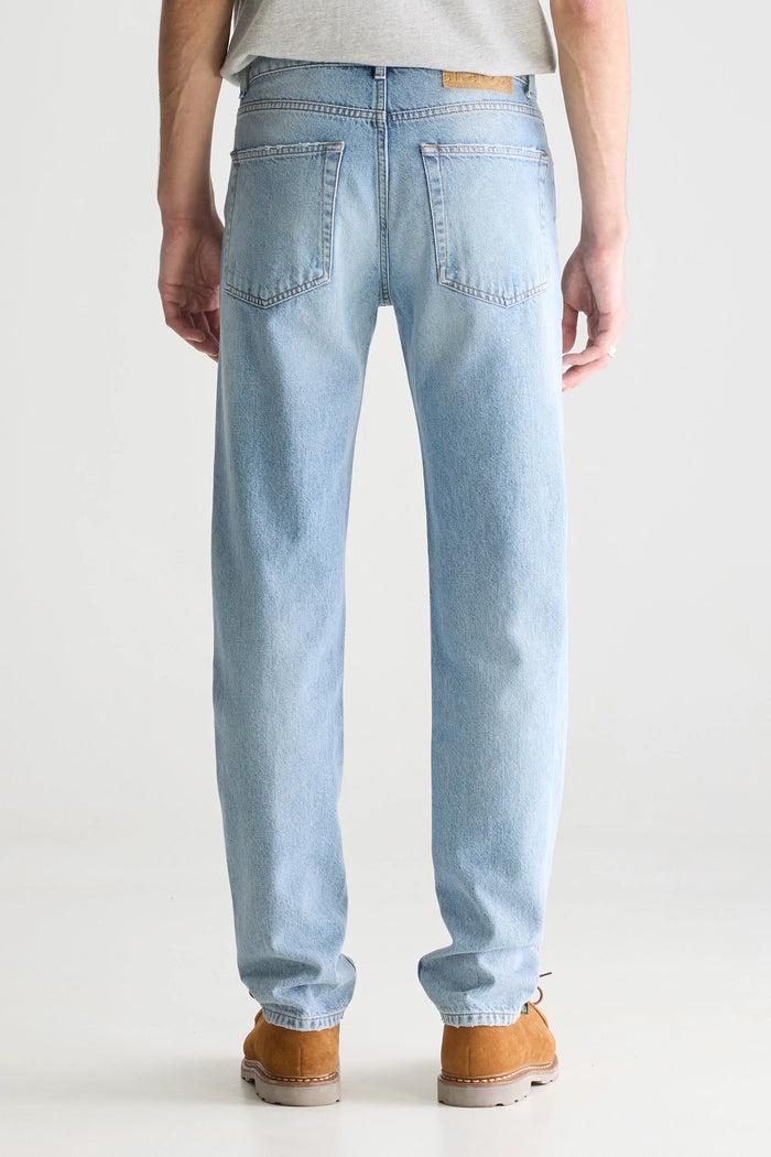 Bellerose Jean Droit Bleu Clair Pour Homme