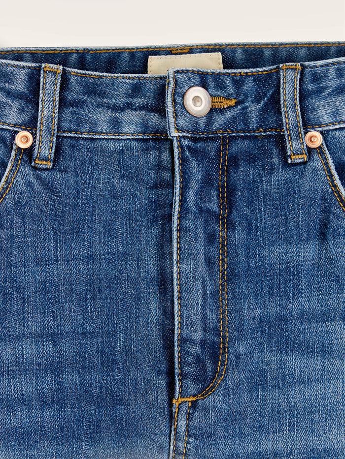 Bellerose Jean Droit Bleu Moyen Pour Filles