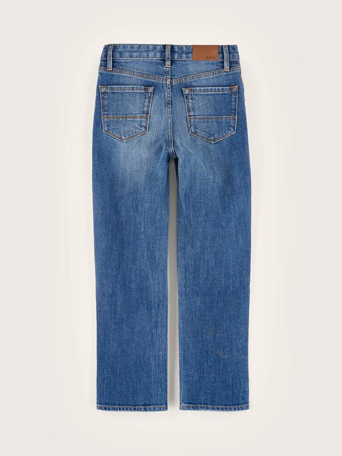 Bellerose Jean Droit Bleu Moyen Pour Filles