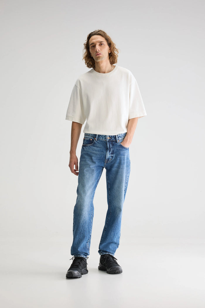 Bellerose Jean Droit Bleu Pour Homme