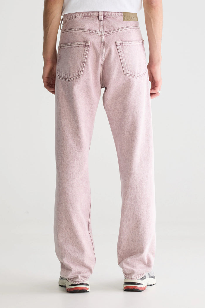Bellerose Jean En Denim Rose Délavé Pour Homme