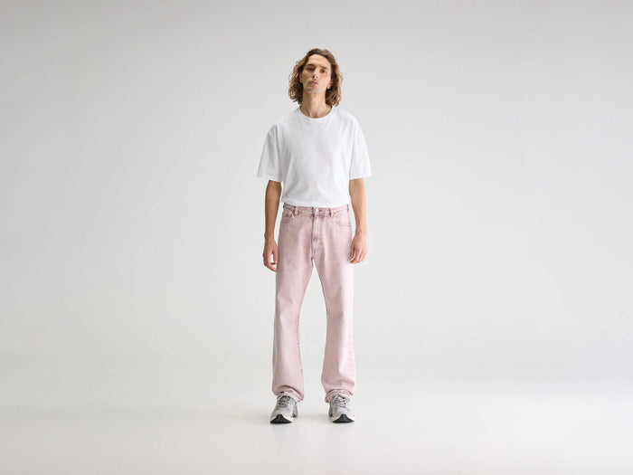 Bellerose Jean en denim rose délavé pour homme