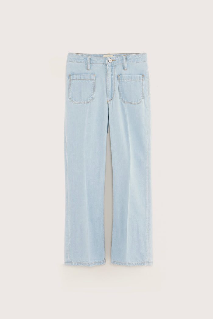 Bellerose Jean Flare Bleu Pour Filles