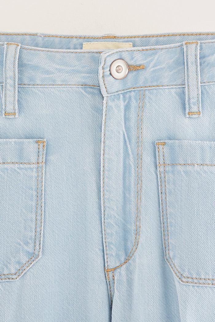 Bellerose Jean Flare Bleu Pour Filles
