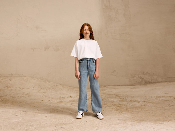 Bellerose Jean flare bleu pour filles