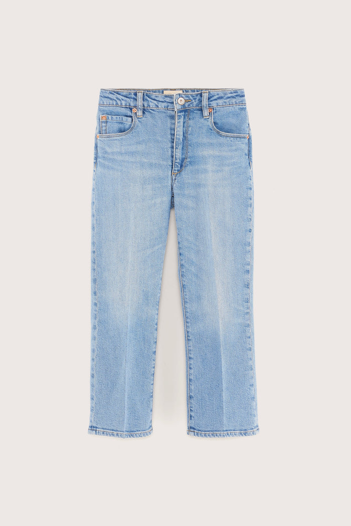 Bellerose Jean Flare Court Bleu Pour Filles