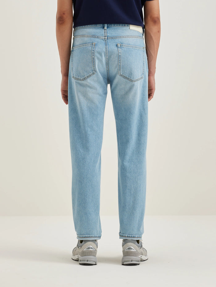 Bellerose Jean Fuselé En Denim Bleu Pour Hommes