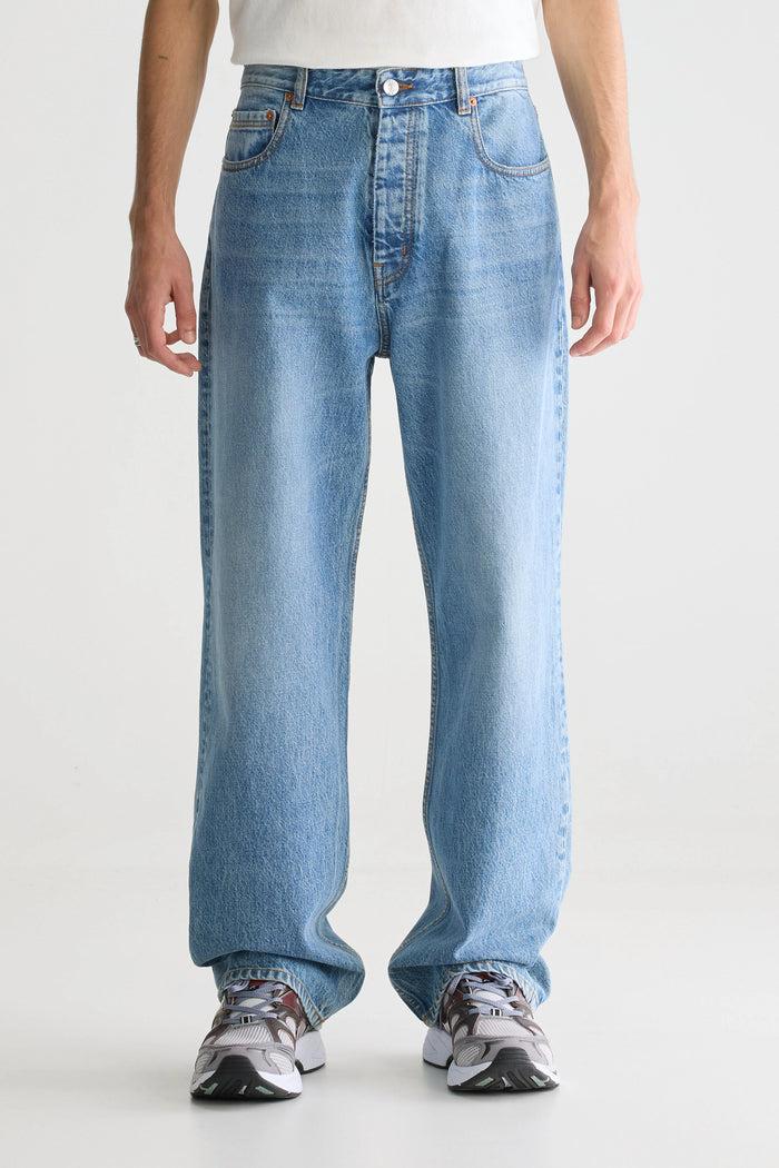 Bellerose Jean Large Bleu Clair Pour Homme