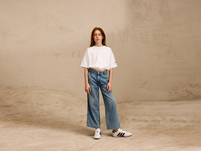 Bellerose Jean large bleu pour filles