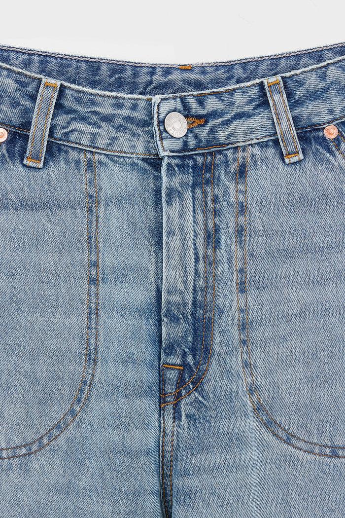 Bellerose Jean Large Bleu Vintage Pour Femmes