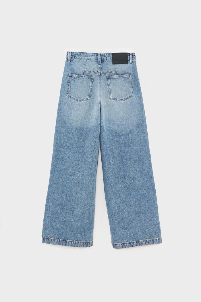 Bellerose Jean Large Bleu Vintage Pour Femmes